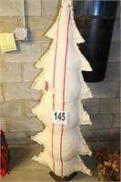 Canvas Type Christmas Tree on Stand - 60" Tall