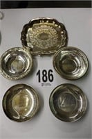 (5) Pieces of Silver Plate (Basement)