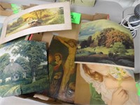 Vintage Paintings / Prints Lot