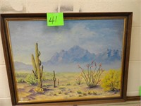 Vintage Framed Panting