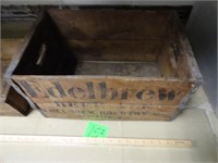 Vintage Edelbrew Beer Crate