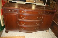 Duncan Phyfe style Buffet/sideboard; Cherry wood