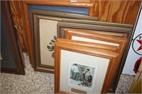 Framed Office Art; 8 total pieces; Norman Rockwell
