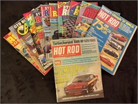12 - vintage Hot Rod and street rod car magazines