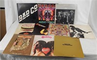 10 Vtg Rock Records, Bad Co. Heart Aerosmith