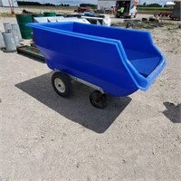 Plastic Feed Cart 32"x50"