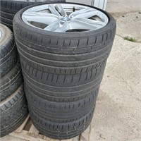 4-245/35R20 Tires on 5 Blot BMW Rims