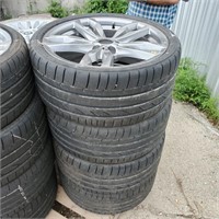 4-275/30R20 Tires on 5 Bolt BMW Rims