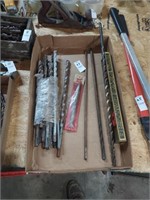 Tray lot big drill bits