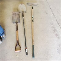 Shovels, Garden Rake