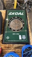 Skoal clock 21 inches x 13 inches