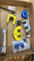 Pipe cutters, flaring tool and other