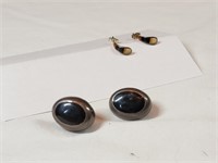 925 Sterling Silver Earings (2 pair)