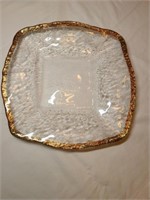Ivv Glacier glass 1950s serving platter