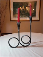 Curly Metal Candle holder