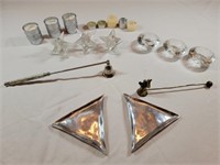 Candle Holders, Snuffers, Pottery Barn & more