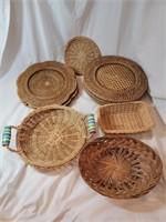 Phillipine Chargers and Baskets (11 pcs)