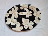 Laurie Gates floral platter