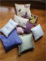 9 throw pillows