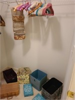 Organization boxes and hangers