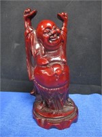 Laughing Buddha Statue Jolly Hotei Standing Pose