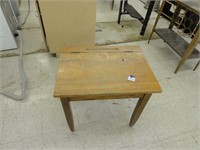 wooden school desk