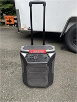 Monster Bluetooth radio on wheels work