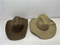 John Wayne cowboy hat and  Restistol cowboy hat