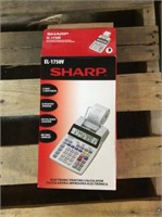 Sharp electric printing calculator