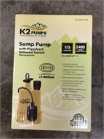 Sump pump with piggyback switch