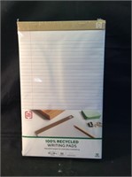 12  pads 50 sheets 8 1/2“ x 14“ legal writing