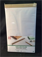 12  pads 50 sheets 8 1/2“ x 14“ legal writing