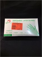 Disposable latex gloves size medium