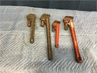 4 Pipe Wrenches