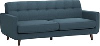 Rivet Sloane Sofa Couch, 79.9"W, Denim Blue