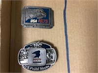 US Mail buckles