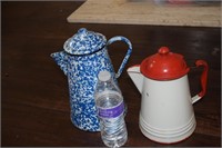 Enamel Tea Pots (2)