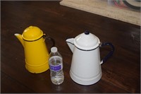 Enamel Tea Pots (2)