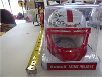 Vince Ferragamo Signed Mini Helmet With COA