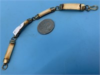 Ivory link bracelet, shipping outside of Alaska no