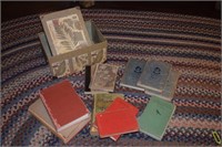 Deco box w/old books