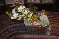 Basket of floral flower picks