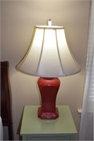 (2) Set of Red Lamps