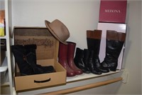 (5) Boots and a Hat
