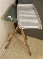 PLANT STAND & WASHBOARD