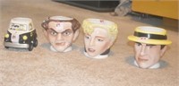 4 DICK TRACY MUGS