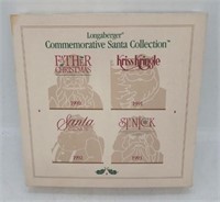 1990-93 Longaberger Collection of Santa Ornaments