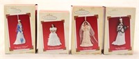 4 Hallmark Scarlett O'Hara ornaments