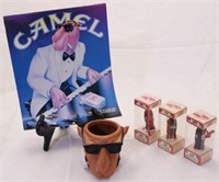 Camel calendar with koozie & coke ornaments