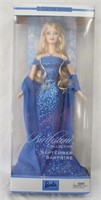 Birthstone Collection September Sapphire Barbie